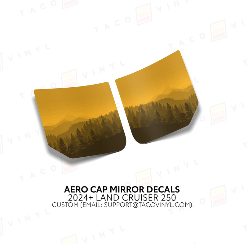 Load image into Gallery viewer, 2024+ Land Cruiser 250 Aero Cap Mirror Decals
