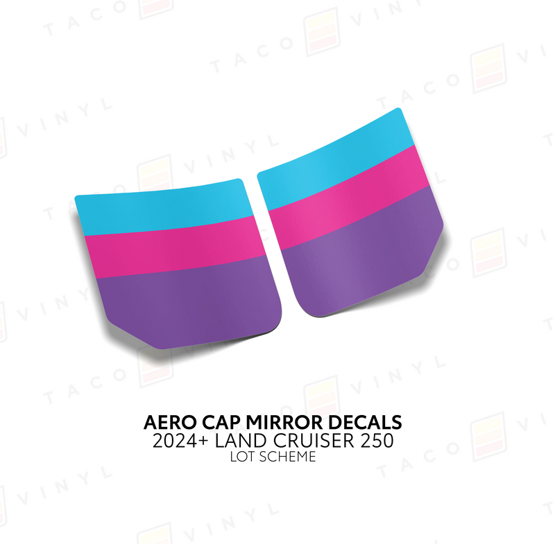 Load image into Gallery viewer, 2024+ Land Cruiser 250 Aero Cap Mirror Decals
