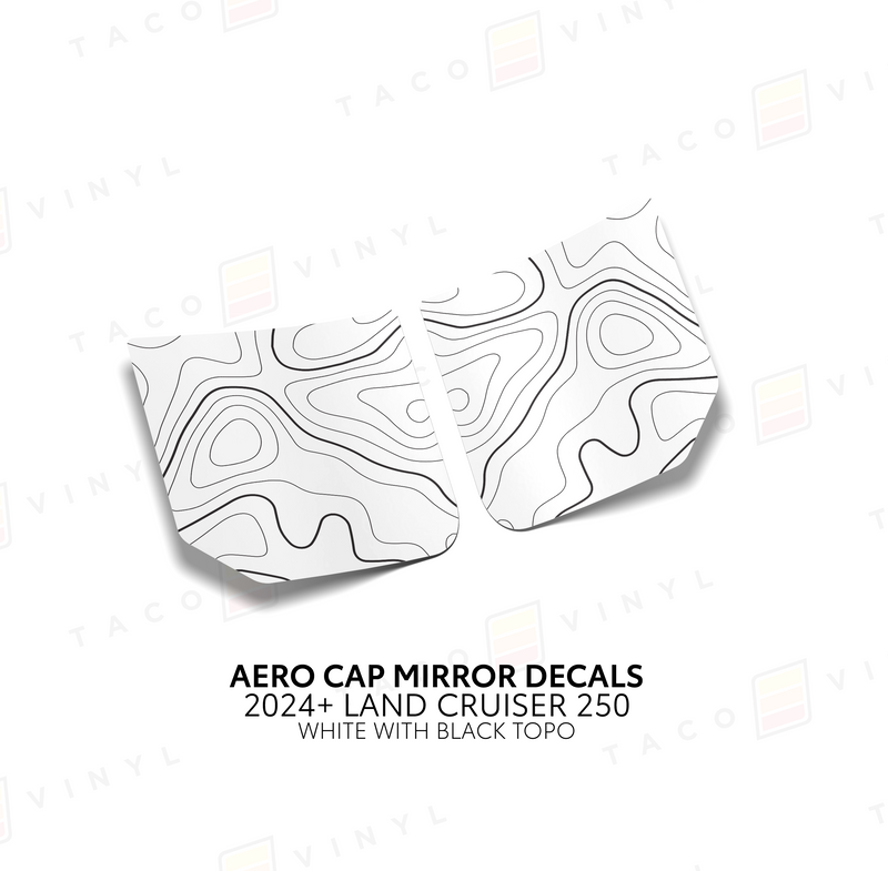 Load image into Gallery viewer, 2024+ Land Cruiser 250 Aero Cap Mirror Decals
