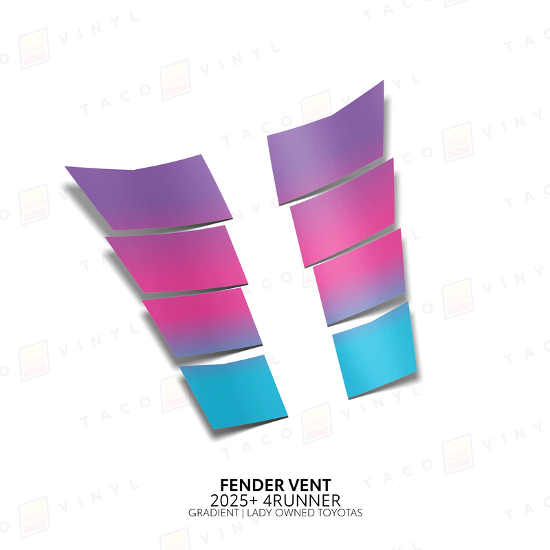 Load image into Gallery viewer, 2025+ 4Runner Gradient Fender Vents
