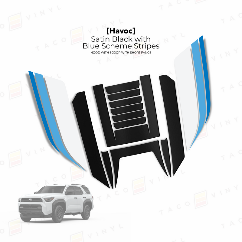 Load image into Gallery viewer, 2025+ 4Runner Havoc Hood Scoop Stamp (W/ Short Fangs)
