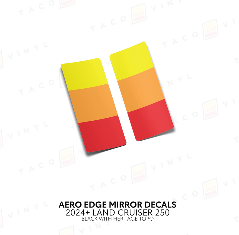 Load image into Gallery viewer, 2024+ Land Cruiser 250 Aero Edge Mirror Decals
