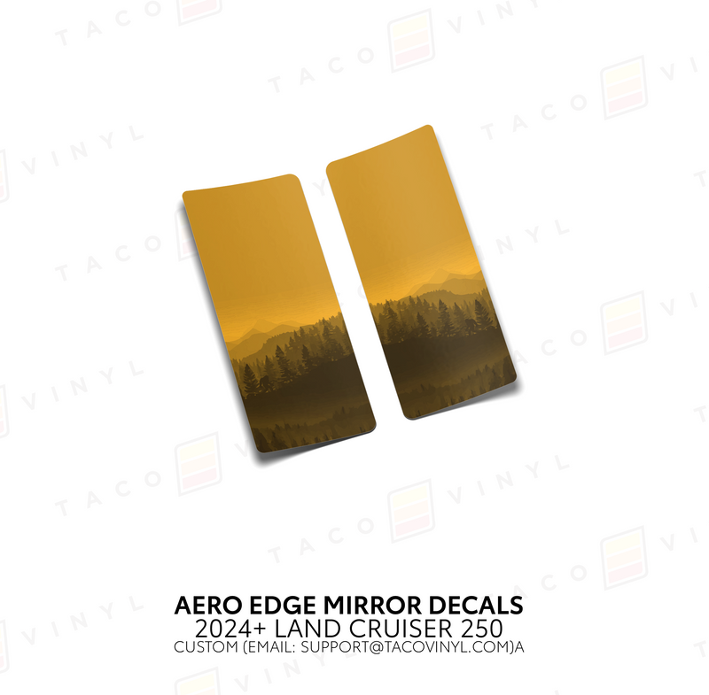 Load image into Gallery viewer, 2024+ Land Cruiser 250 Aero Edge Mirror Decals
