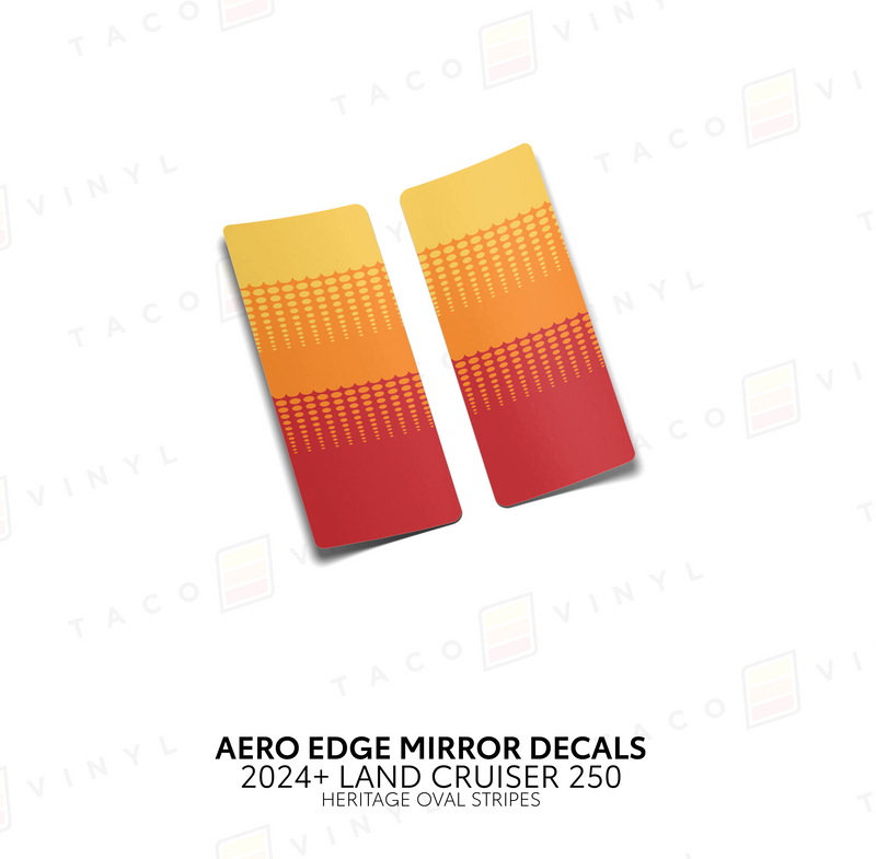 Load image into Gallery viewer, 2024+ Land Cruiser 250 Aero Edge Mirror Decals
