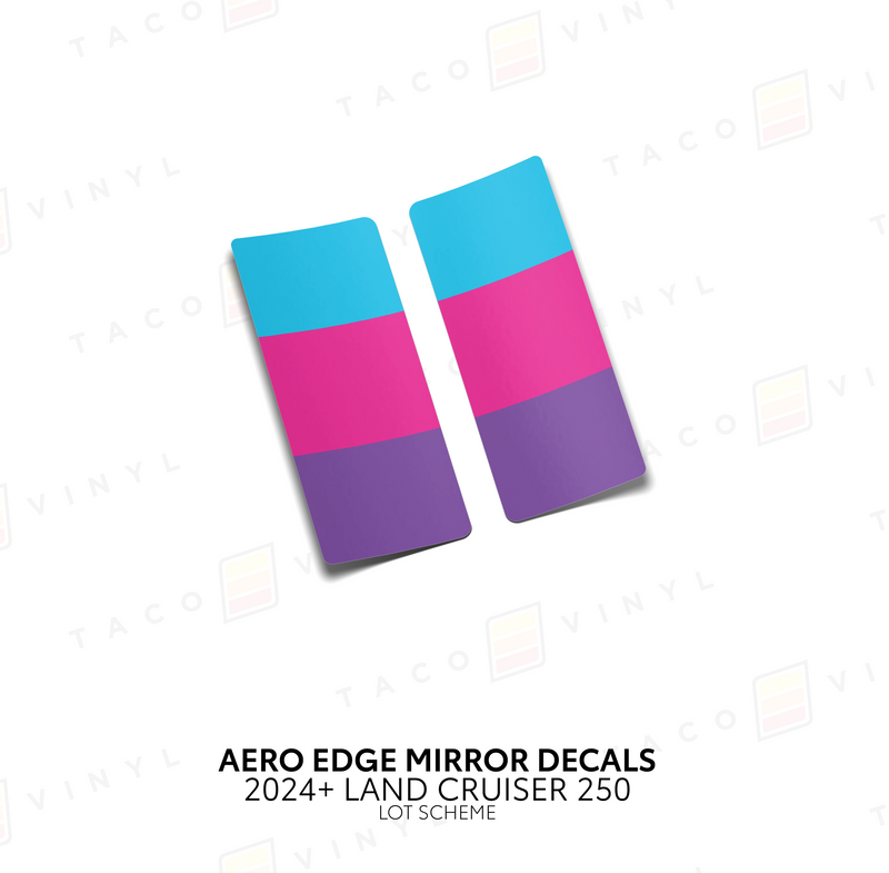 Load image into Gallery viewer, 2024+ Land Cruiser 250 Aero Edge Mirror Decals
