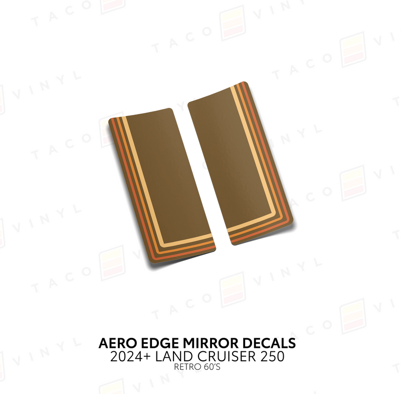 Load image into Gallery viewer, 2024+ Land Cruiser 250 Aero Edge Mirror Decals
