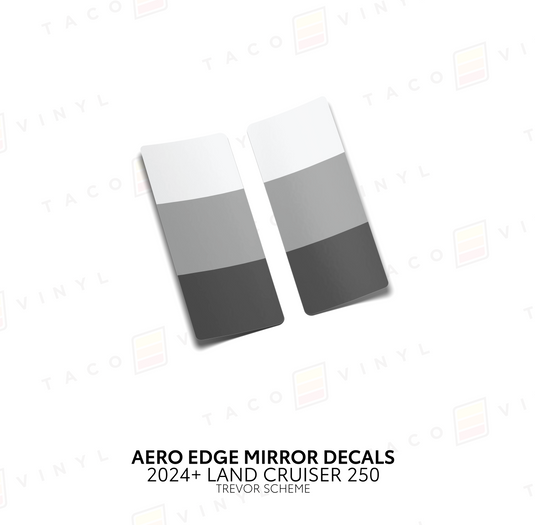 2024+ Land Cruiser 250 Aero Edge Mirror Decals