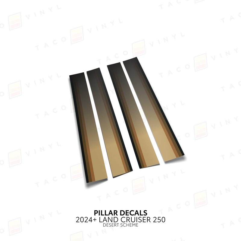 Load image into Gallery viewer, 2024+ Land Cruiser 250 Door Pillar Decals

