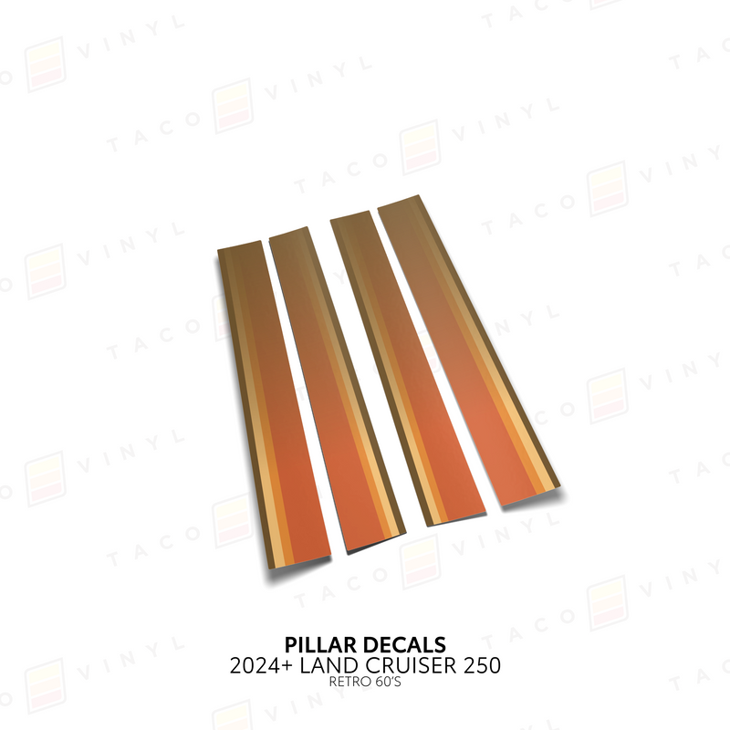 Load image into Gallery viewer, 2024+ Land Cruiser 250 Door Pillar Decals
