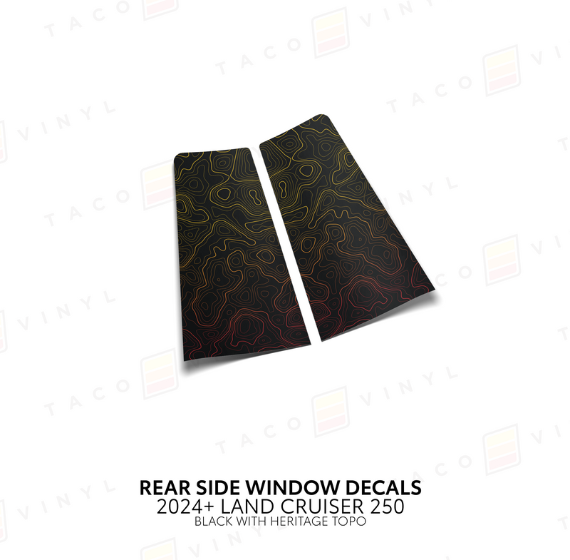Load image into Gallery viewer, 2024+ Land Cruiser 250 Rear Side Window Decal
