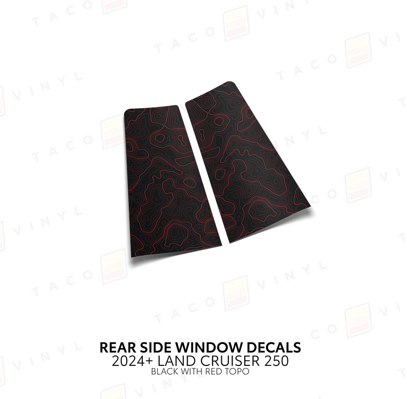 Load image into Gallery viewer, 2024+ Land Cruiser 250 Rear Side Window Decal
