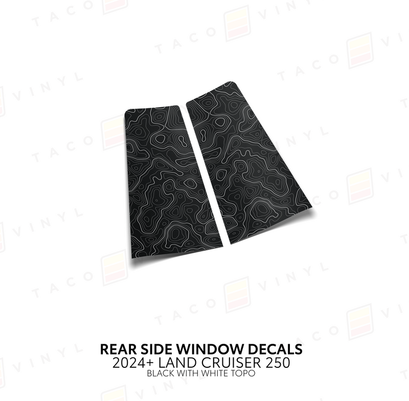 Load image into Gallery viewer, 2024+ Land Cruiser 250 Rear Side Window Decal
