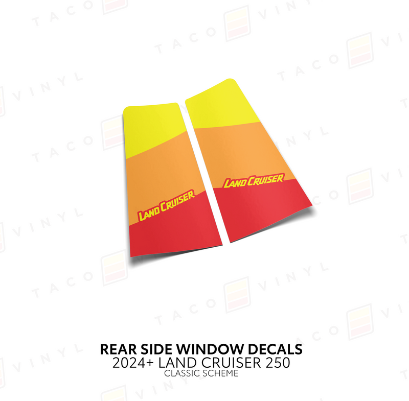 Load image into Gallery viewer, 2024+ Land Cruiser 250 Rear Side Window Decal
