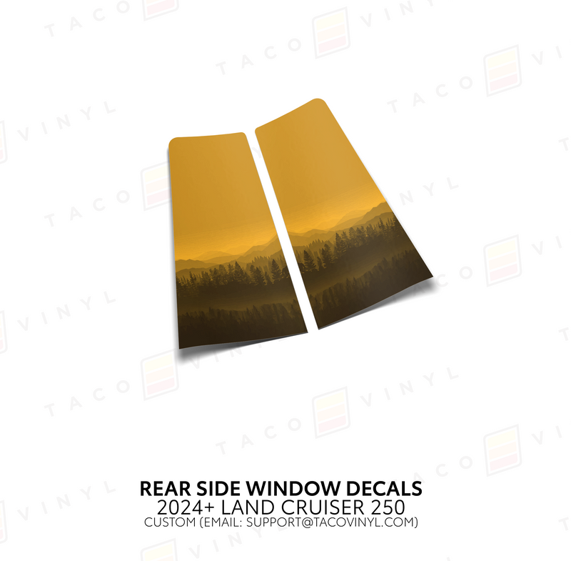 Load image into Gallery viewer, 2024+ Land Cruiser 250 Rear Side Window Decal
