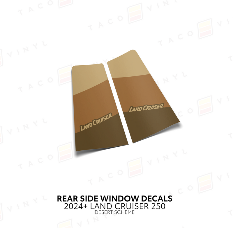 Load image into Gallery viewer, 2024+ Land Cruiser 250 Rear Side Window Decal

