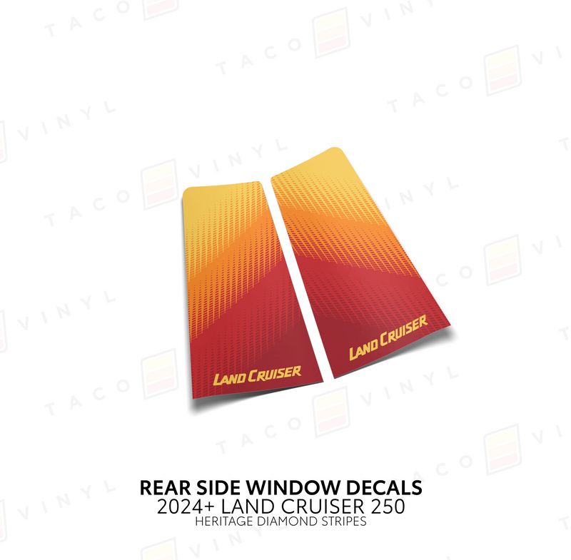 Load image into Gallery viewer, 2024+ Land Cruiser 250 Rear Side Window Decal
