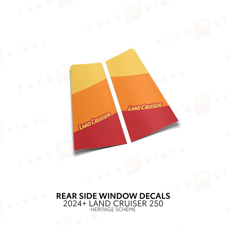 Load image into Gallery viewer, 2024+ Land Cruiser 250 Rear Side Window Decal

