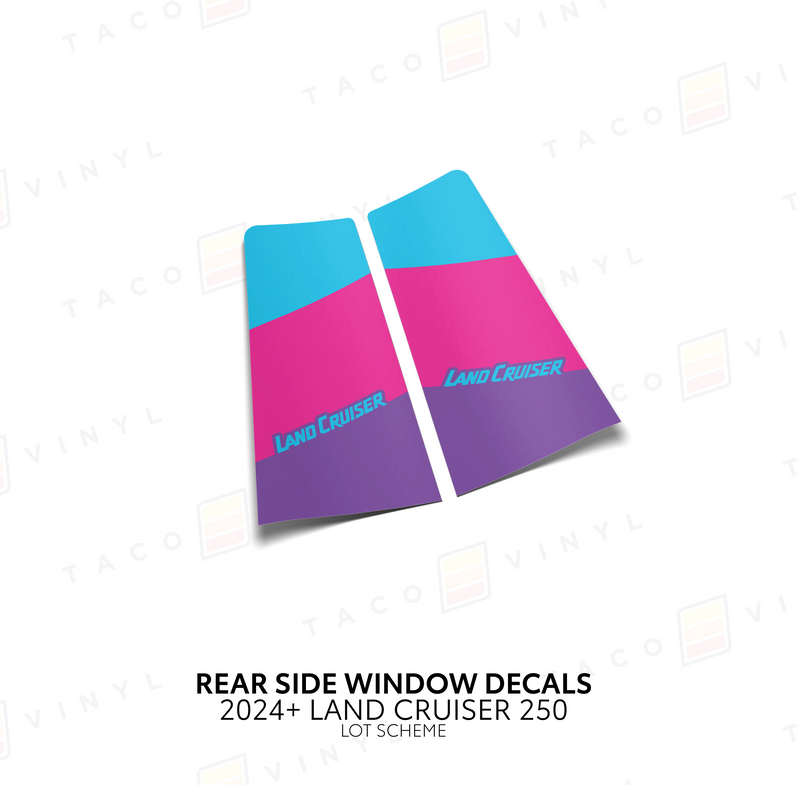 Load image into Gallery viewer, 2024+ Land Cruiser 250 Rear Side Window Decal

