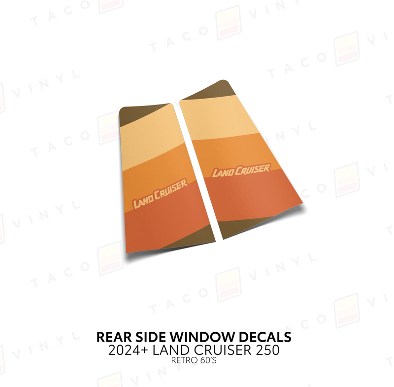 Load image into Gallery viewer, 2024+ Land Cruiser 250 Rear Side Window Decal
