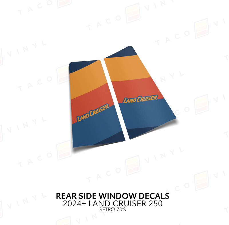Load image into Gallery viewer, 2024+ Land Cruiser 250 Rear Side Window Decal
