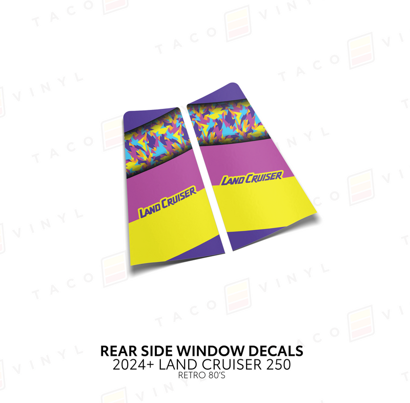 Load image into Gallery viewer, 2024+ Land Cruiser 250 Rear Side Window Decal
