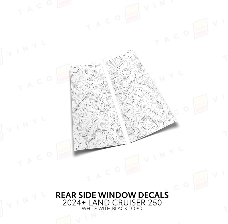 Load image into Gallery viewer, 2024+ Land Cruiser 250 Rear Side Window Decal

