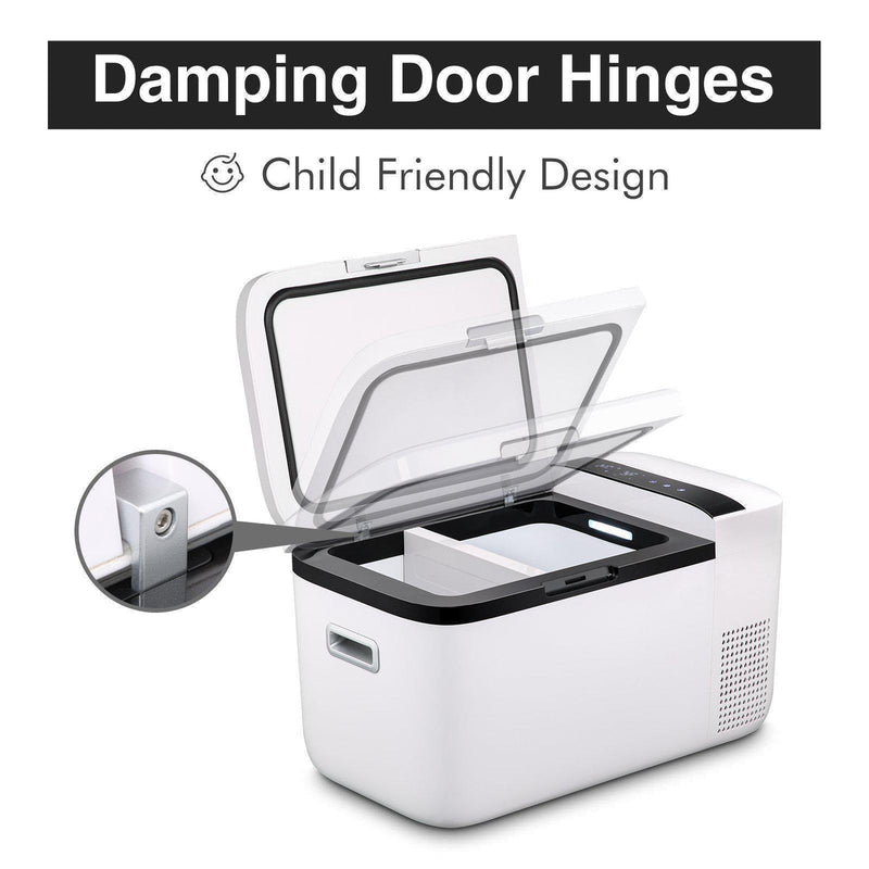 Load image into Gallery viewer, GO20 Dual Zone 12V Portable Freezer - White | ICECO | 20 LT
