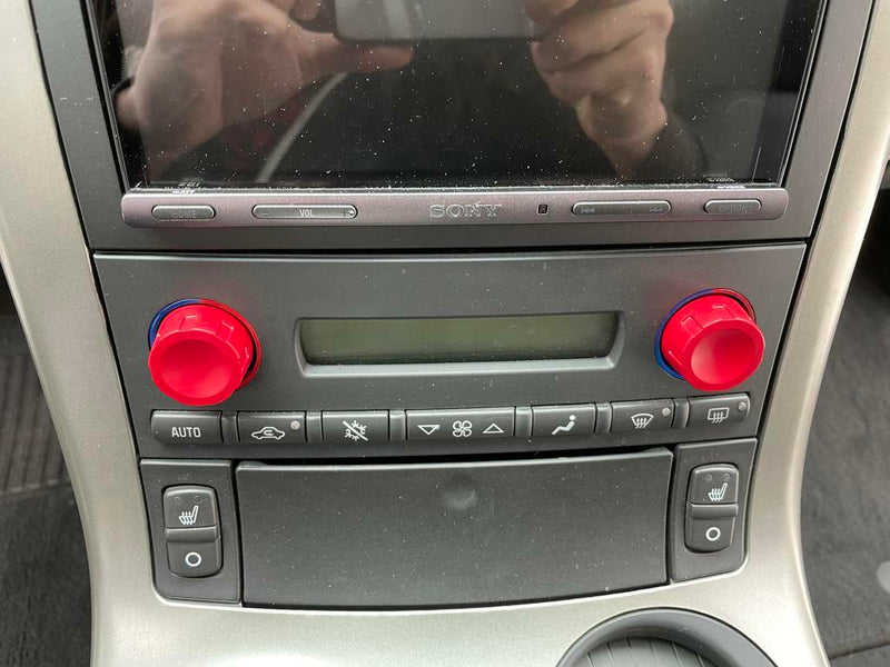 Load image into Gallery viewer, Climate Knobs (C6 Corvette) - RED
