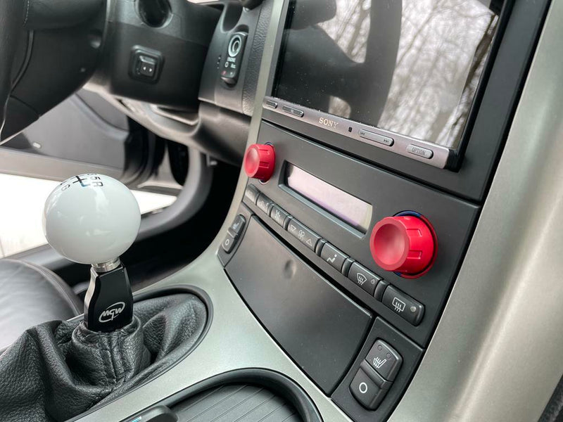 Load image into Gallery viewer, Climate Knobs (C6 Corvette) - RED
