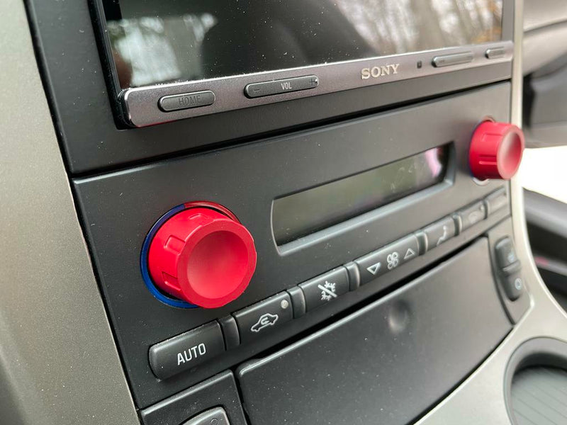 Load image into Gallery viewer, Climate Knobs (C6 Corvette) - RED

