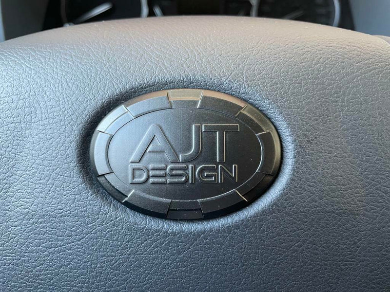 Load image into Gallery viewer, Steering Wheel Emblem Overlay (Select Toyota Models) - ARMY GREEN - AJT DESIGN
