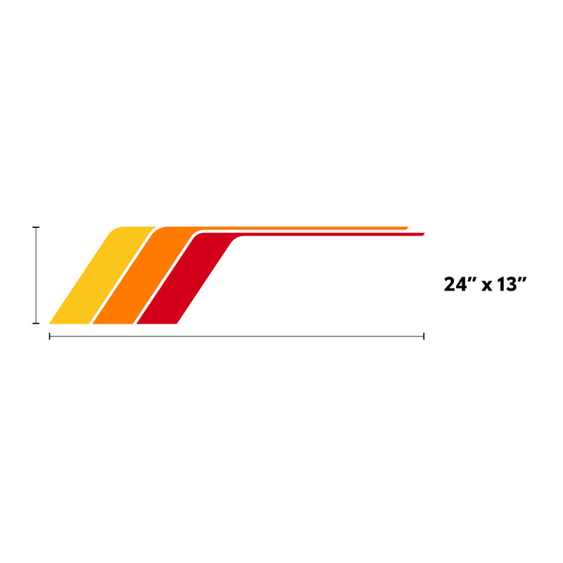 Load image into Gallery viewer, Universal Retro Side Stripes
