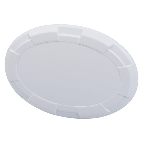 Steering Wheel Emblem Overlay (Select Toyota Models) - WHITE - BLANK