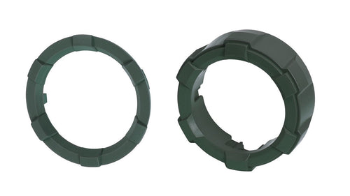 Start Button Ring + 4x4 Knob (2016-2023 Tacoma / 2020-2021 Tundra) - ARMY GREEN