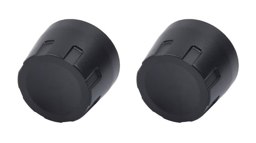 Climate Knobs (C6 Corvette) - BLACK