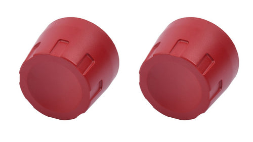 Climate Knobs (C6 Corvette) - RED
