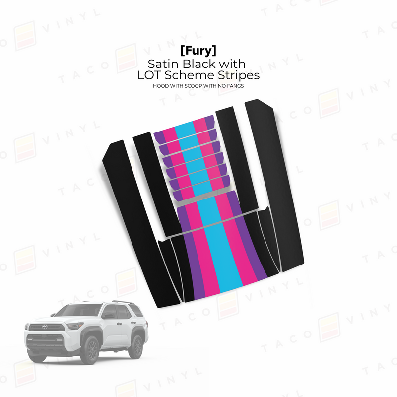 Load image into Gallery viewer, 2025+ 4Runner Fury Hood Scoop Stamp (W/ No Fangs)
