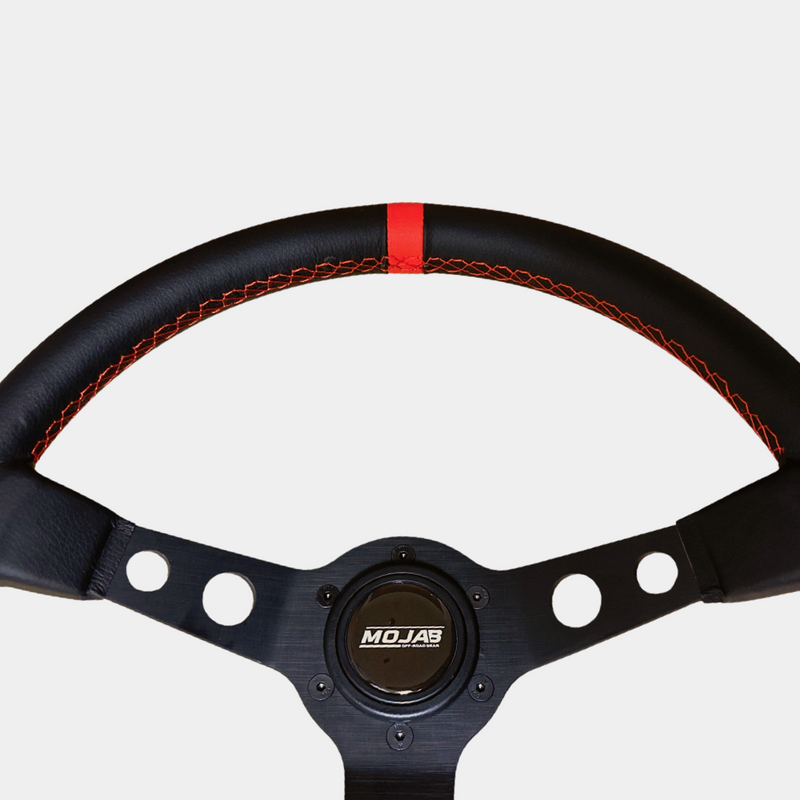 Load image into Gallery viewer, 13.5&#39;&#39;  MOJAB Deep Dish Steering Wheel Leather or Suede
