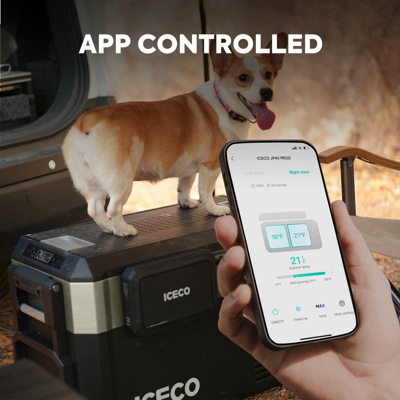 Load image into Gallery viewer, JP40 Pro Dual Zone Wheeled Portable Freezer | ICECO | 40 LT
