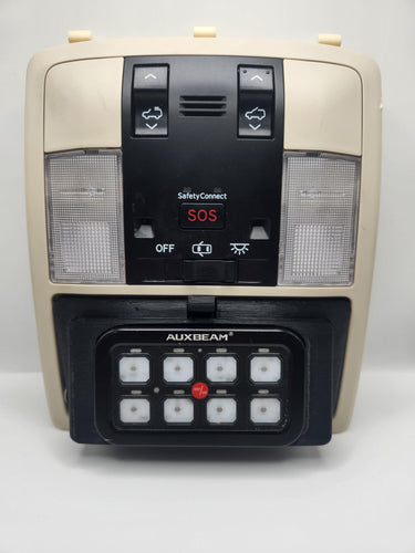 10-23 Lexus GX460 Auxbeam 6/8 Overhead Switch Panel Mount Replaces Mirror