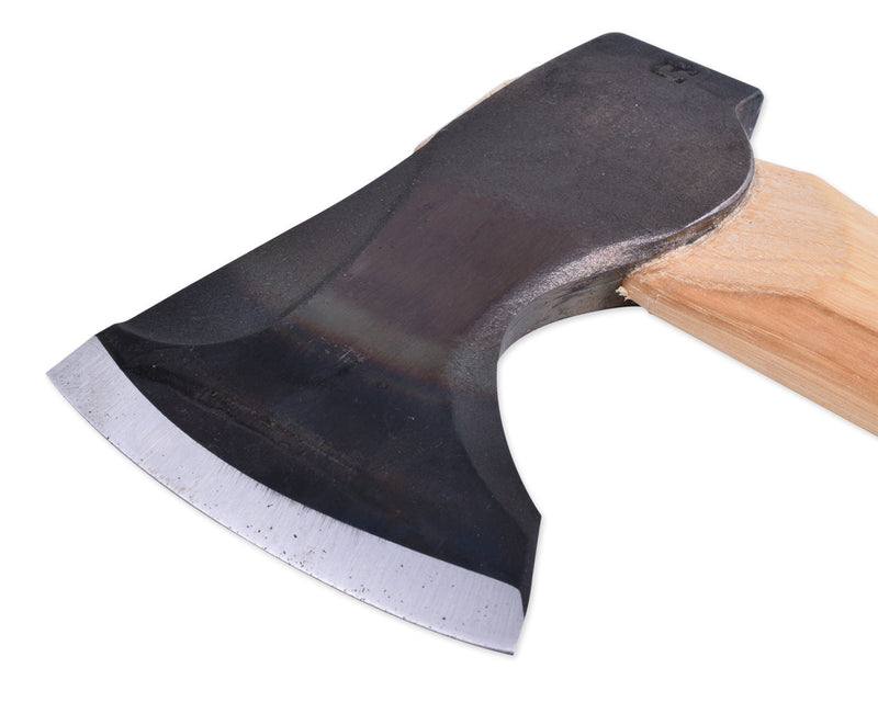 Load image into Gallery viewer, 2lb Wood-Craft Pack Axe, 24″ Curved Handle with Leather Mask
