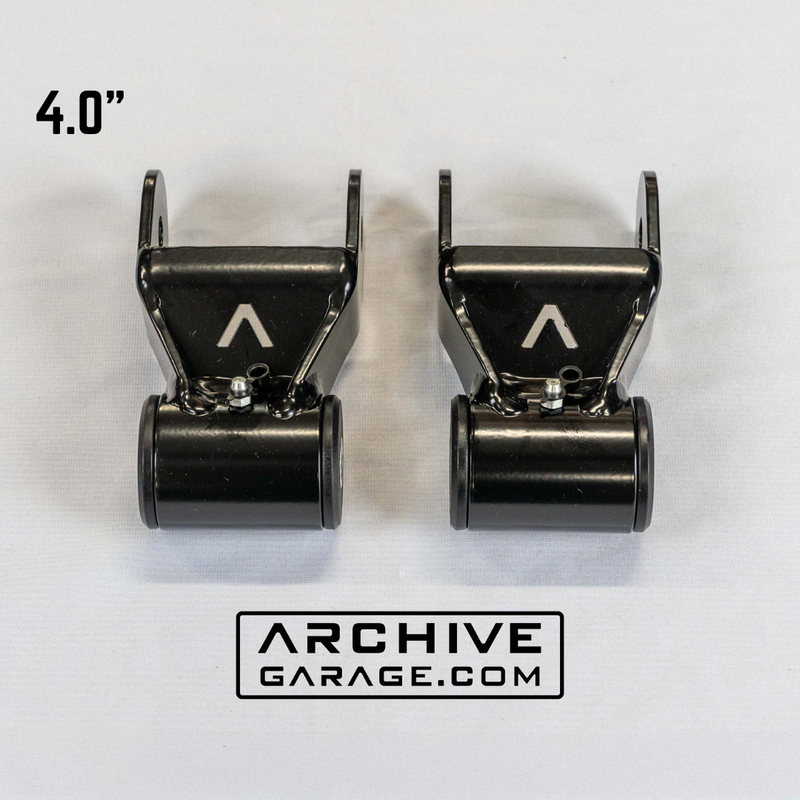 Load image into Gallery viewer, Archive Garage Shackles &amp; Bushings - 2G-3G Tacoma/1G Tundra
