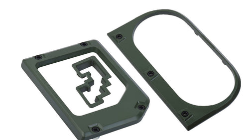 Cup Holder/Shifter/Shift Gate Trim Rings (2014-2021 Tundra) - ARMY GREEN