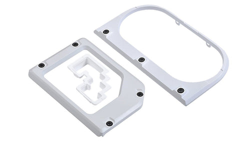 Cup Holder/Shifter/Shift Gate Trim Rings (2014-2021 Tundra) - WHITE