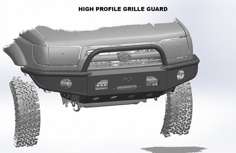 Load image into Gallery viewer, 1996-2002 3rd Gen 4Runner Open Wing Hybrid Front Bumper - DIY Kit
