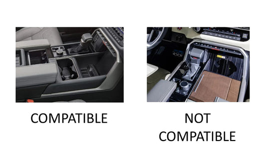 Center Console Panel (2022+ Tundra) - BLACK