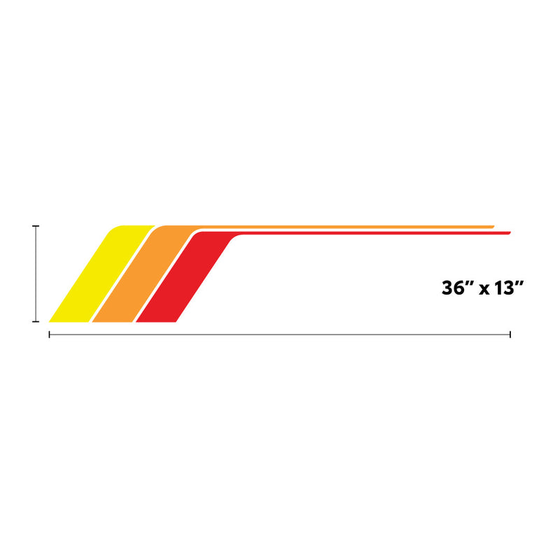 Load image into Gallery viewer, Universal Retro Side Stripes
