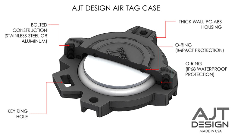 Load image into Gallery viewer, AirTag Case IF024- LUNAR ROCK
