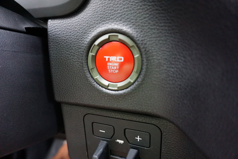Load image into Gallery viewer, Start Button Ring (2022+ Tundra/2024+ Tacoma) - ARMY GREEN
