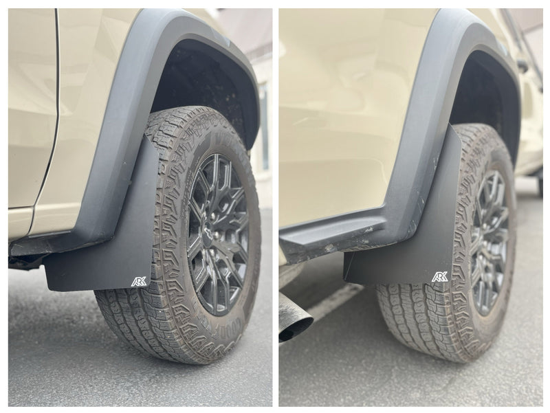 Load image into Gallery viewer, 2023+ Chevy Colorado ZR2/Trailboss TriXPoly Mid Mudflaps
